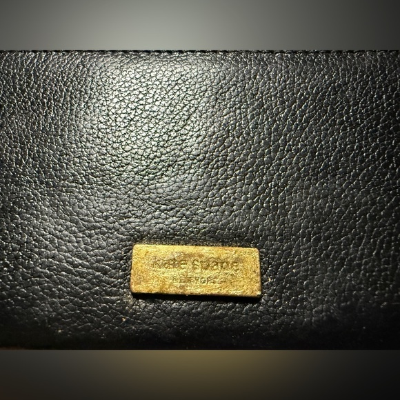 Kate Spade Black and Cream Bow Wallet - Picture 3 of 15